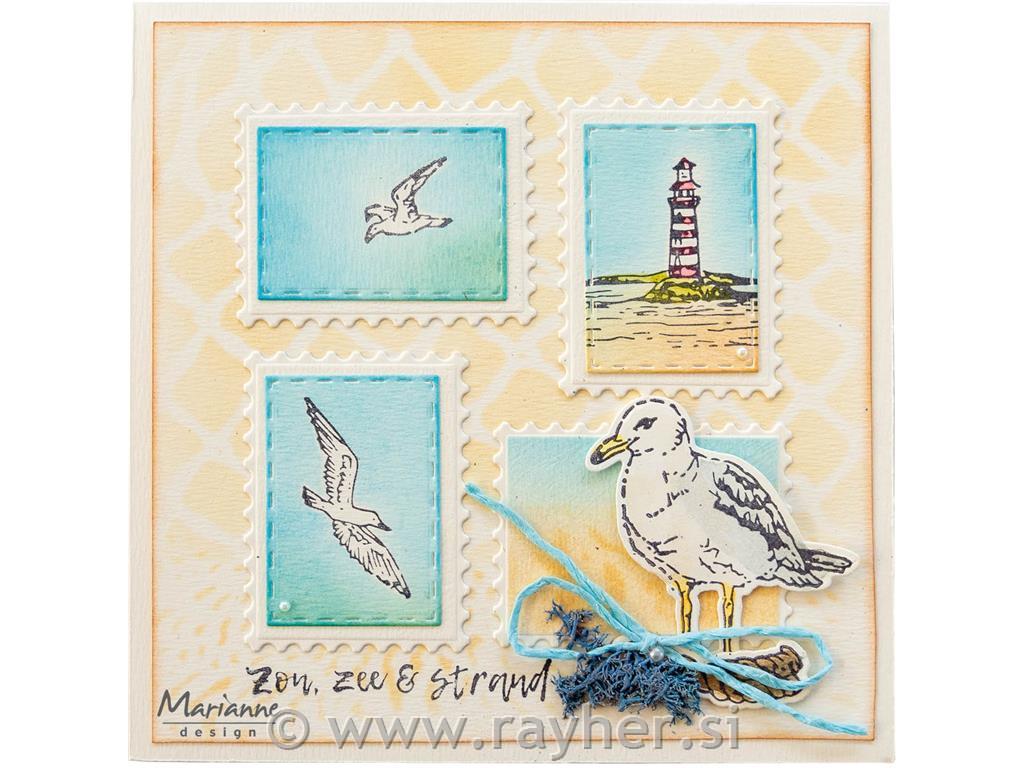 Štampiljke in rezalne šablone: Na plaži