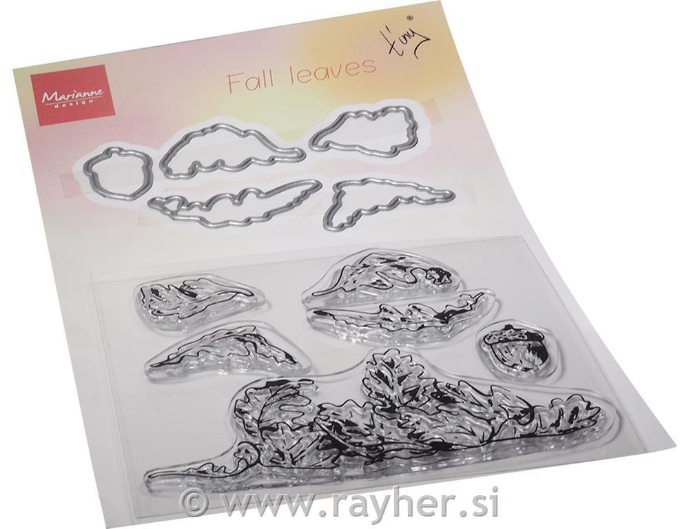Štampiljke in rezalne šablone: Jesensko listje