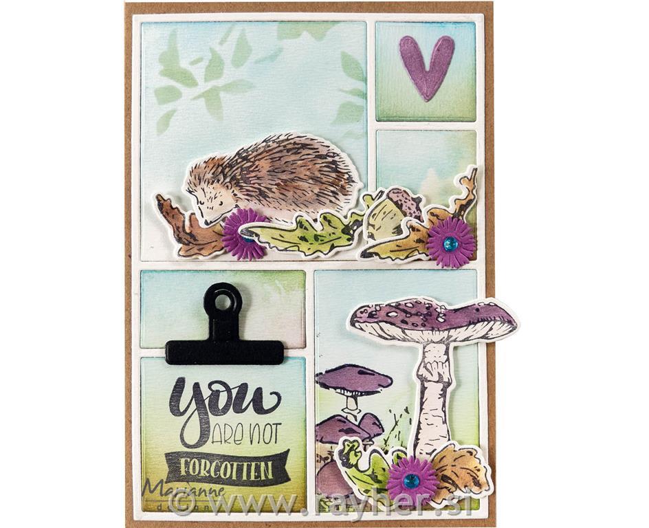 Stamp & die set: Mushrooms