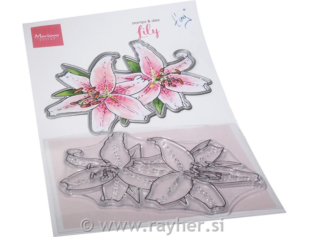 Stamp & die set: Lily