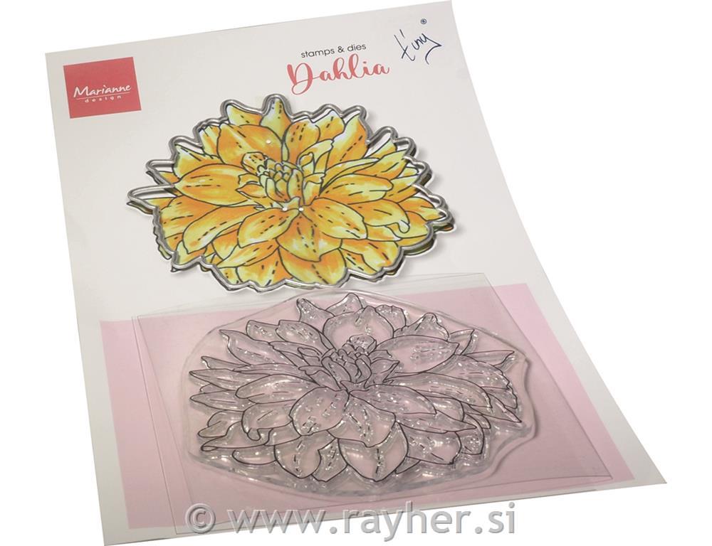 Štampiljke in rezalne šablone: Dalija