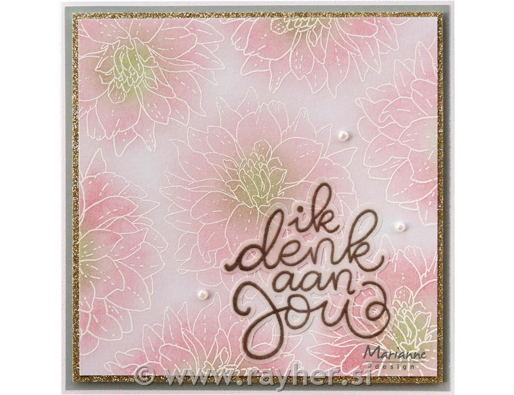 Štampiljke in rezalne šablone: Dalija