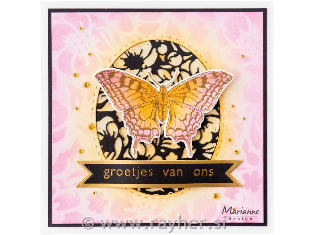 Štampiljke in rezalne šablone: Metulj