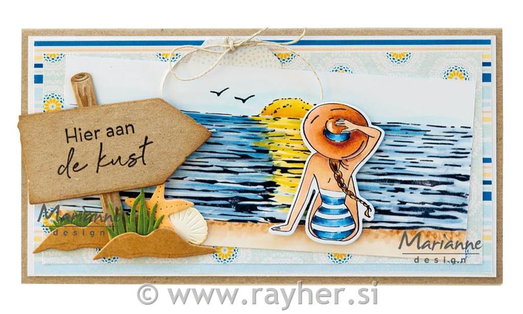 Stamp & die set: Sunset