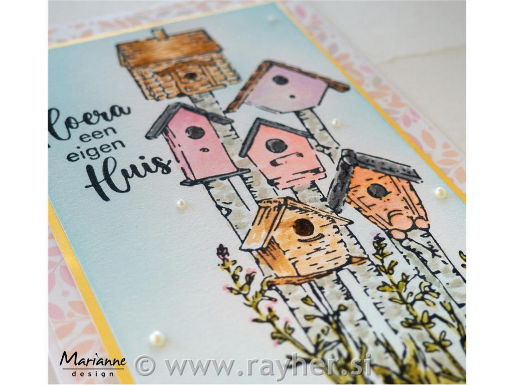 Stamp & die set: Birdhouses