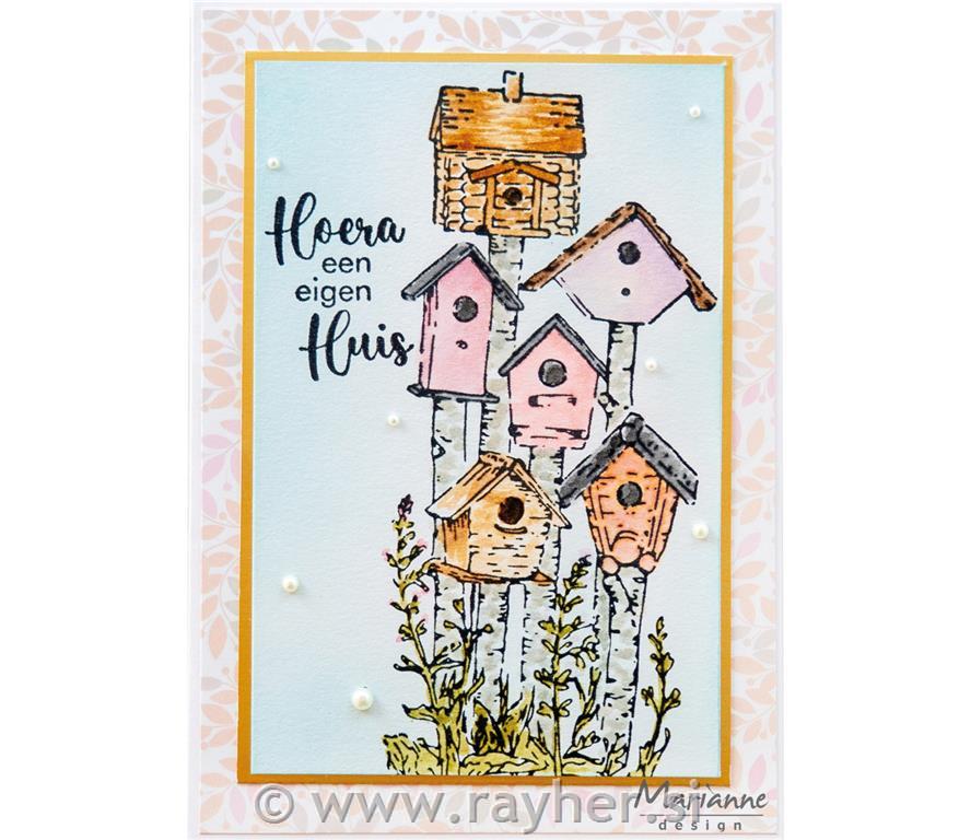 Stamp & die set: Birdhouses