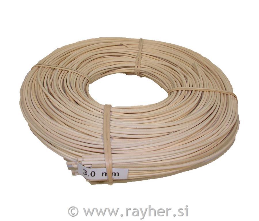 Rattan core 3 mm, Natur, 0,50kg
