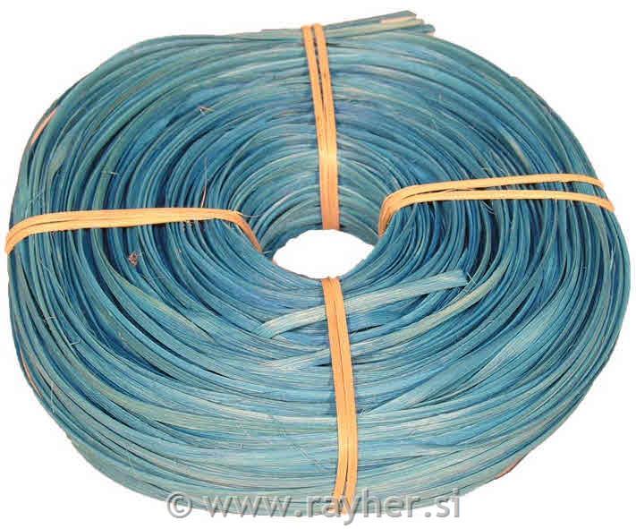 Pedig ploščati, šena, 5/6mm, svetlo modra, 0,25kg