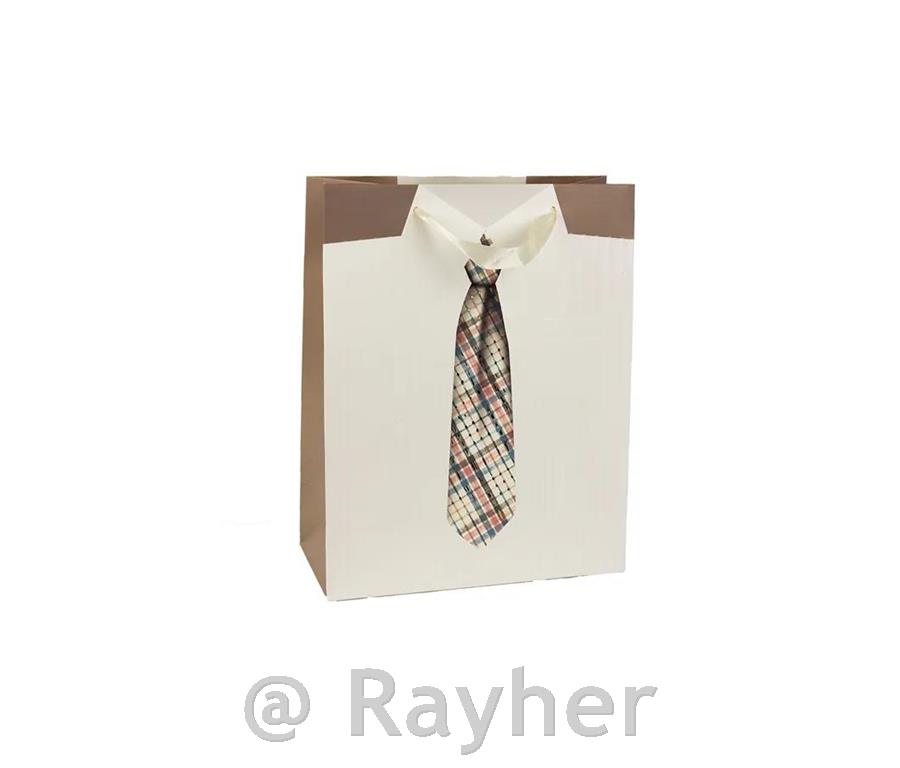 Darilna vrečka za vino, Natur, 12x8.5x36cm