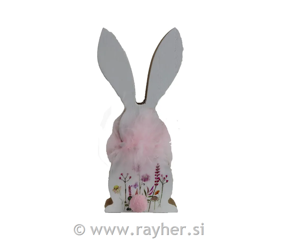 Velikonočni zajček s cofkom, 15cm