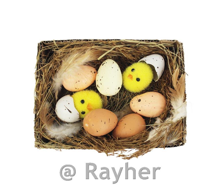 Piščančki v gnezdu, škatla