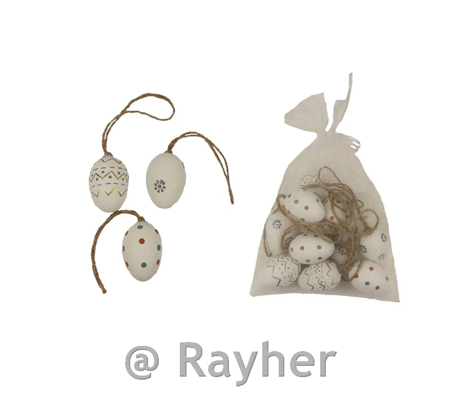 Jajčka dekorativna, 4cm, set12