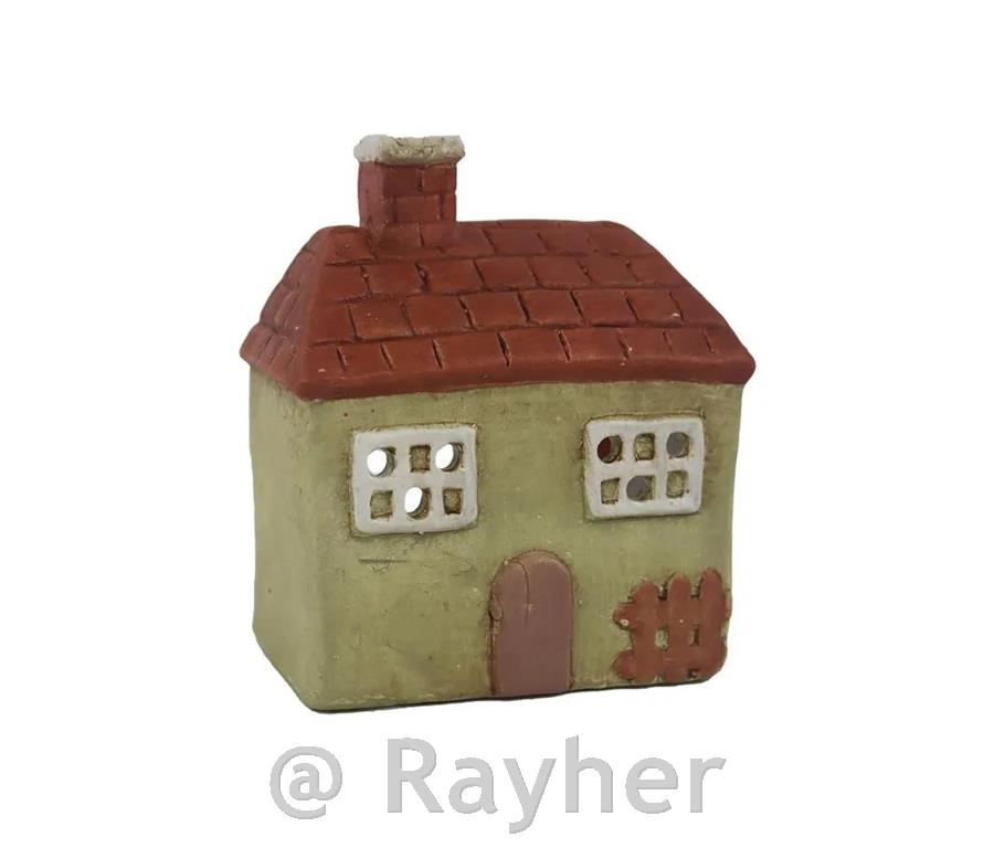 Svečnik, hišica, zelena