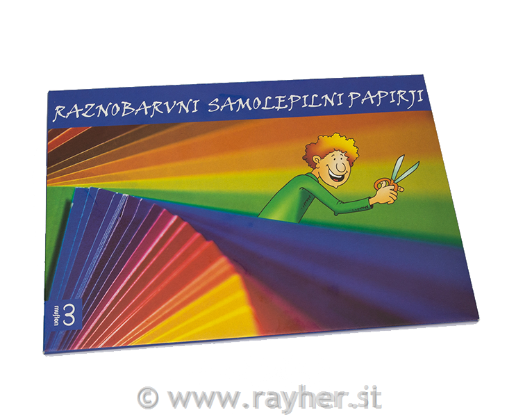 RAZNOBARVNI SAMOLEPILNI LISTI, A5