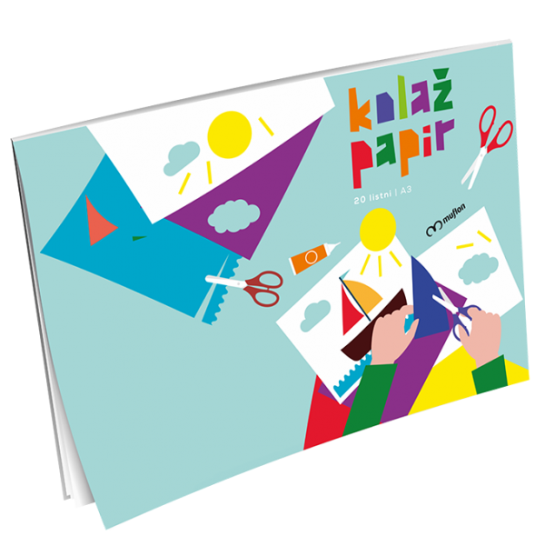 Kolaž papir A3, 20 listni