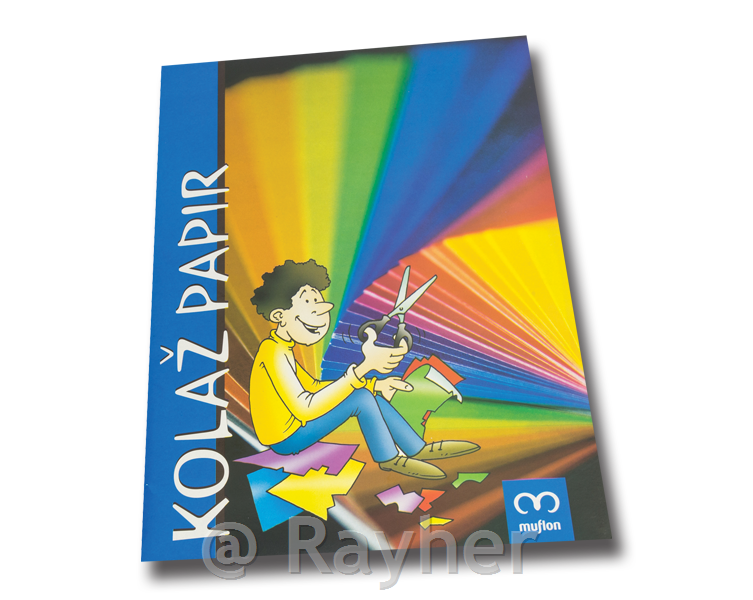 Kolaž papir A4, 20 listni