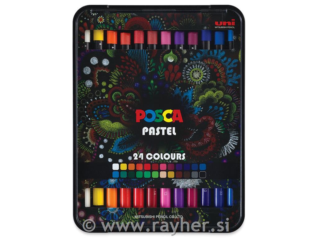 Posca pasteli oljni set 24
