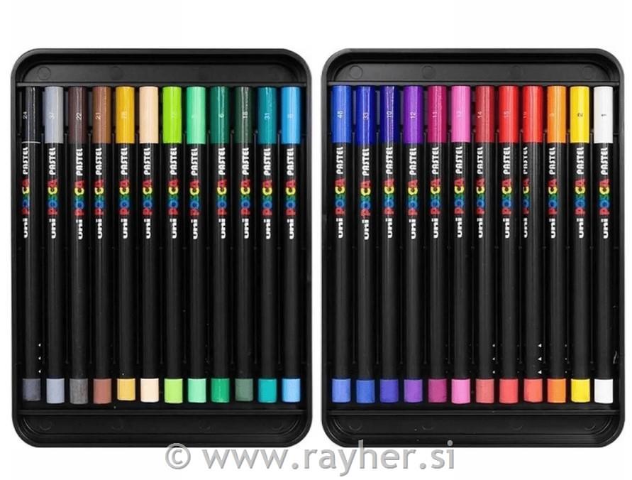 Posca pasteli oljni set 24