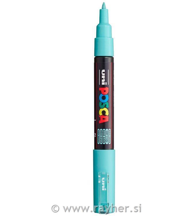Uni POSCA marker; tip 0,7 mm bullet;aqua green