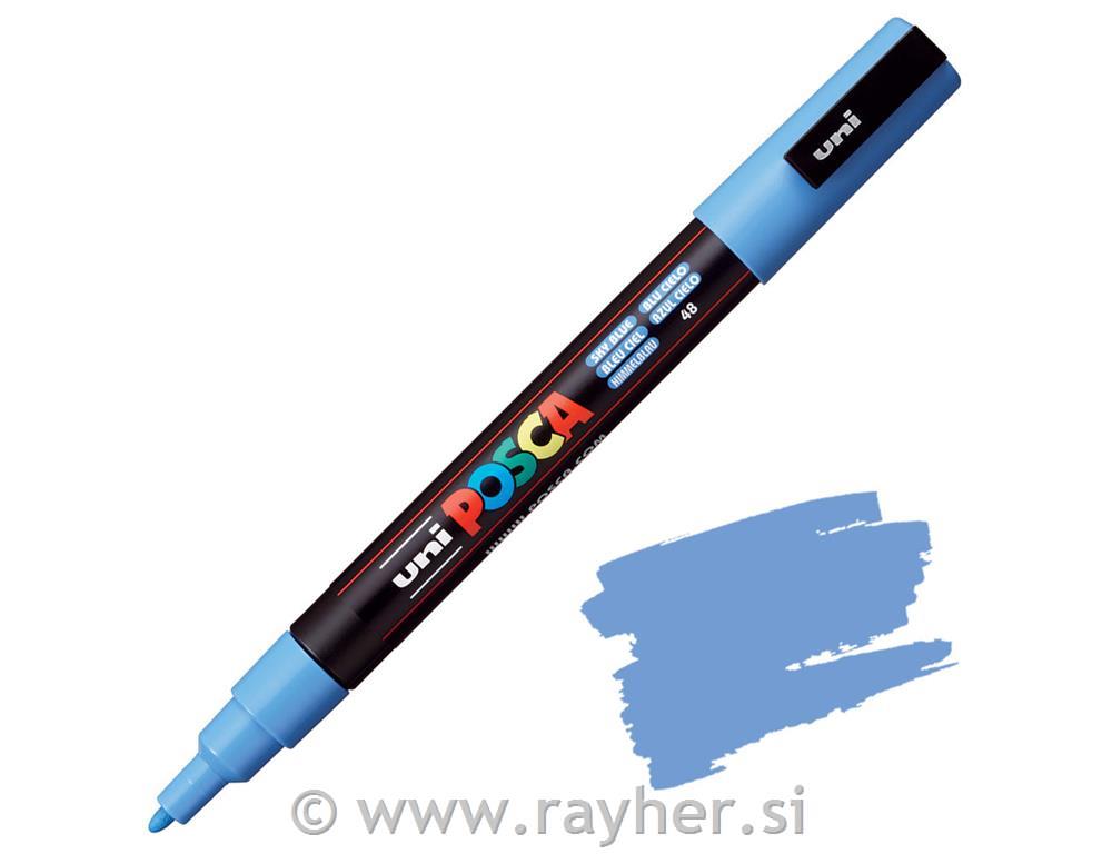 Uni POSCA marker; tip 0,9-1,3 mm;sky blue