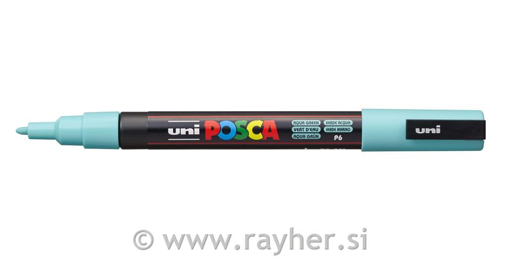 POSCA Uni flomaster; konica 0,9-1,3 mm; vodna zelen