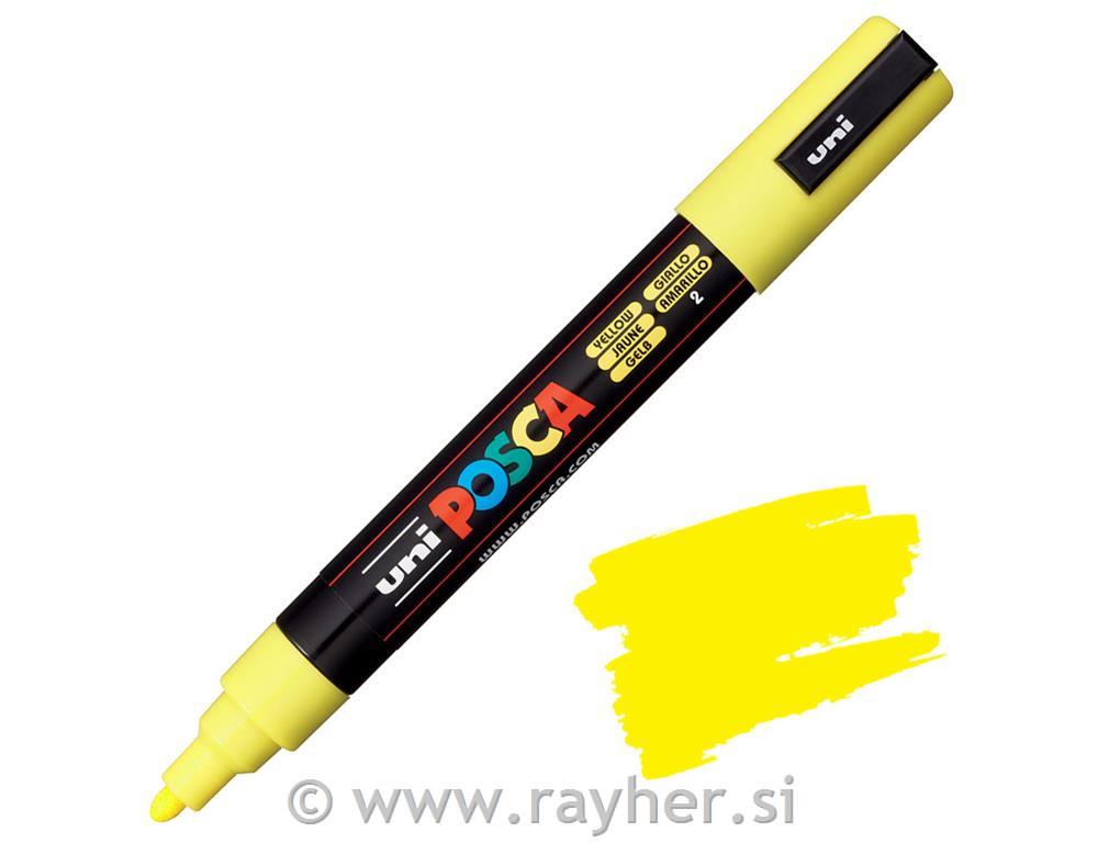 Uni POSCA marker; tip 1,8-2,5 mm;yellow
