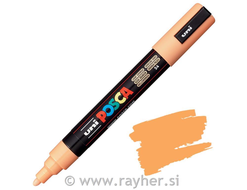 POSCA Uni flomaster; konica 1,8-2,5 mm; svetlo oranžen