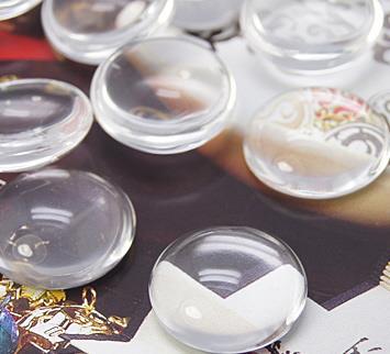 STEKLO ZA MEDALJON, OKROGLO, Š/D:18MM