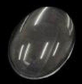 STEKLO ZA MEDALJON, OVAL, Š:18MM, D:13MM