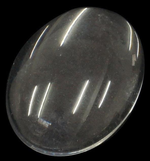 STEKLO ZA MEDALJON, OVAL, 10X14MM,