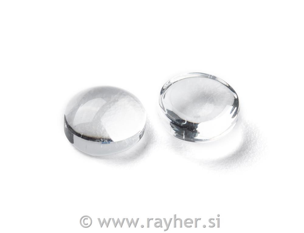 Steklo za medaljon, okroglo, premer 6mm,
