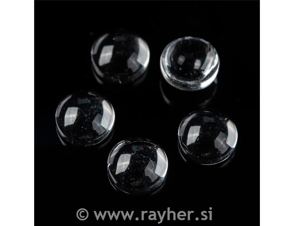 Steklo za medaljon, okroglo, premer 6mm,