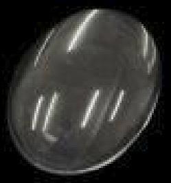 STEKLO ZA MEDALJON, OVAL, 10X18MM