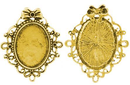 MEDALJON ZLAT, 56X46 MM, OVAL