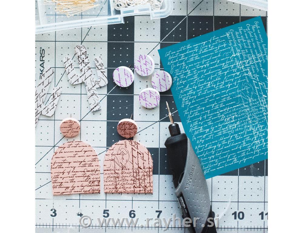 Šablona Silk Screen, Script writting