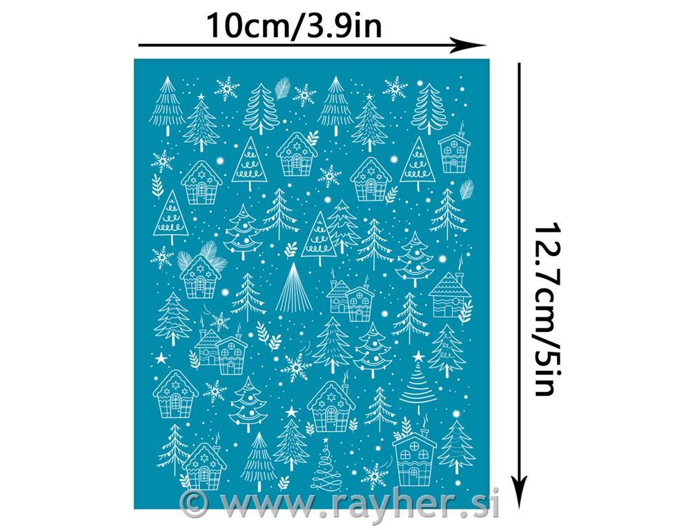 Šablona Silk Screen, Snowflake pattern