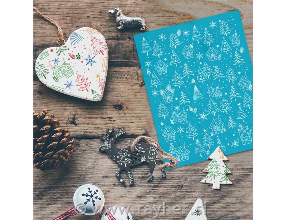 Šablona Silk Screen, Snowflake pattern