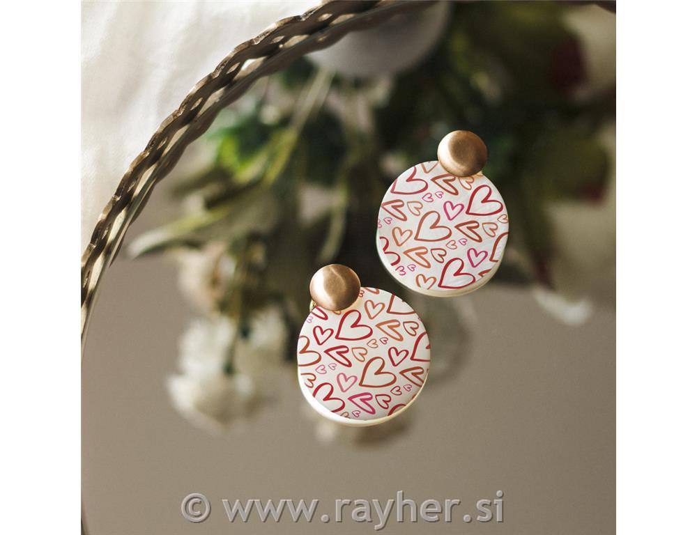 Šablona Silk Screen, Hearts