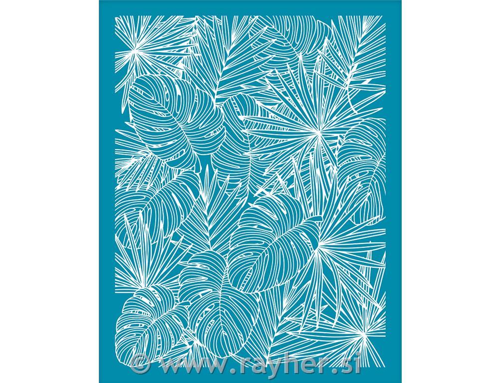Šablona Silk Screen, Monstera