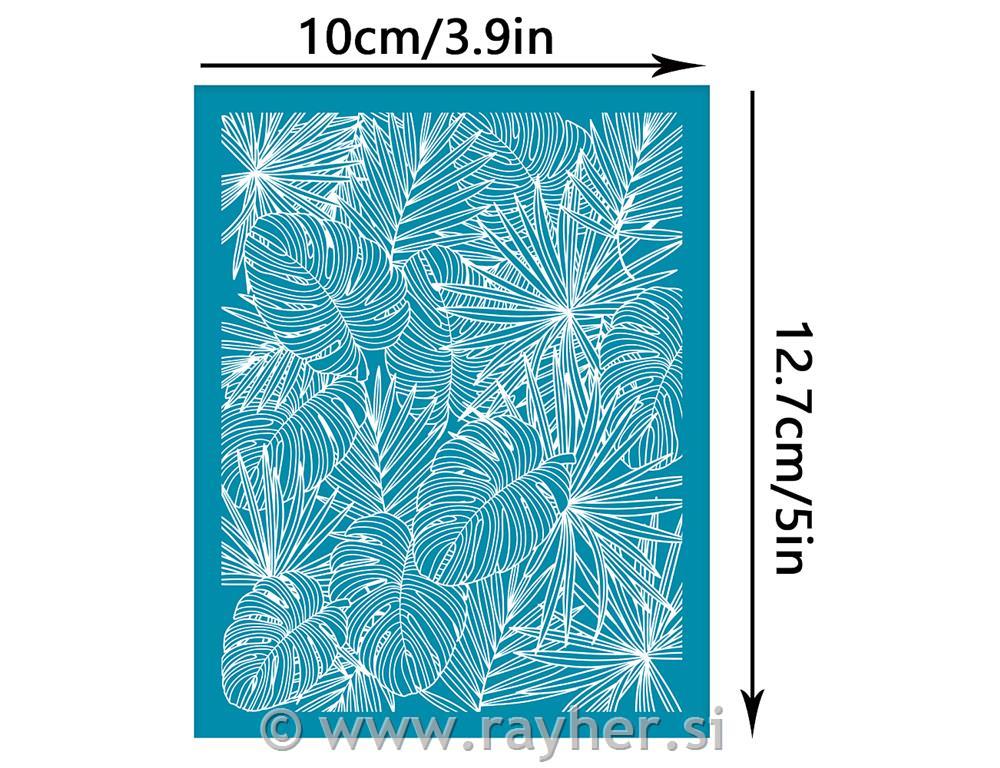 Šablona Silk Screen, Monstera