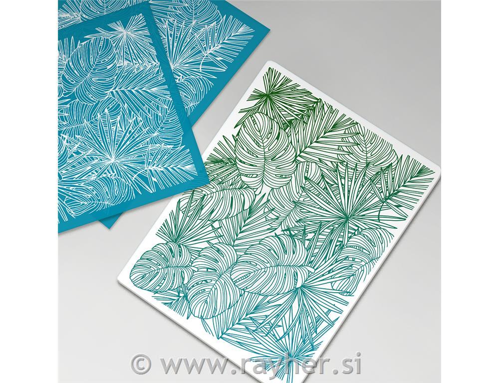 Šablona Silk Screen, Monstera
