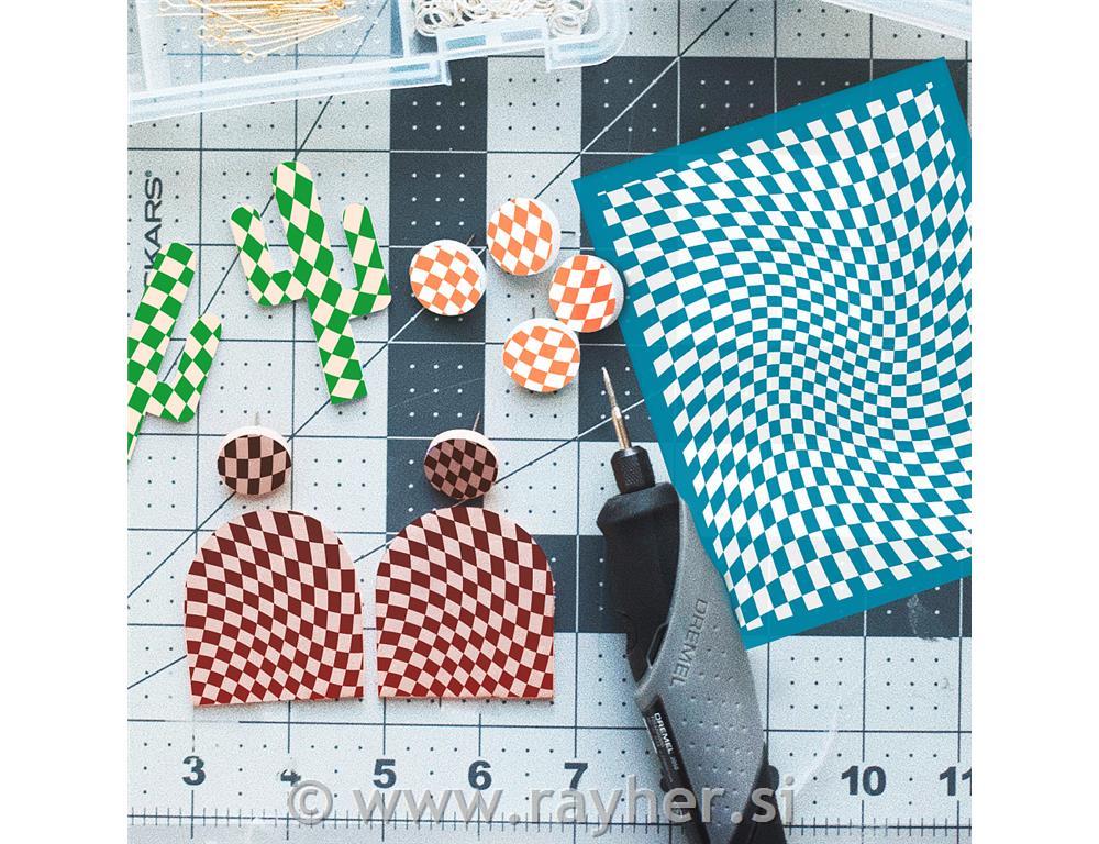 Šablona Silk Screen, Geometric Silk