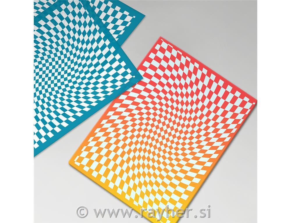 Šablona Silk Screen, Geometric Silk
