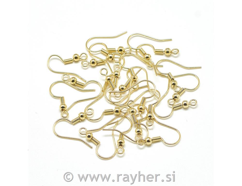 Uhan z bunkico, pozlaten s pravim zlatom, set 2