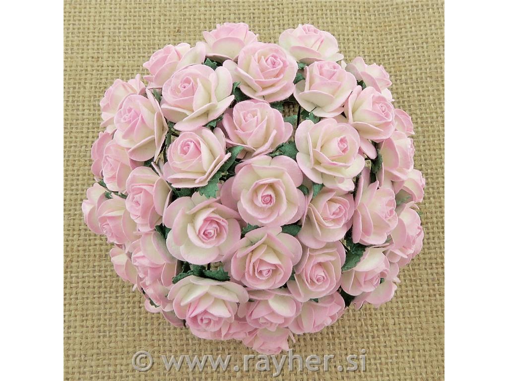 Mini Red Handmade Mulberry Paper Roses