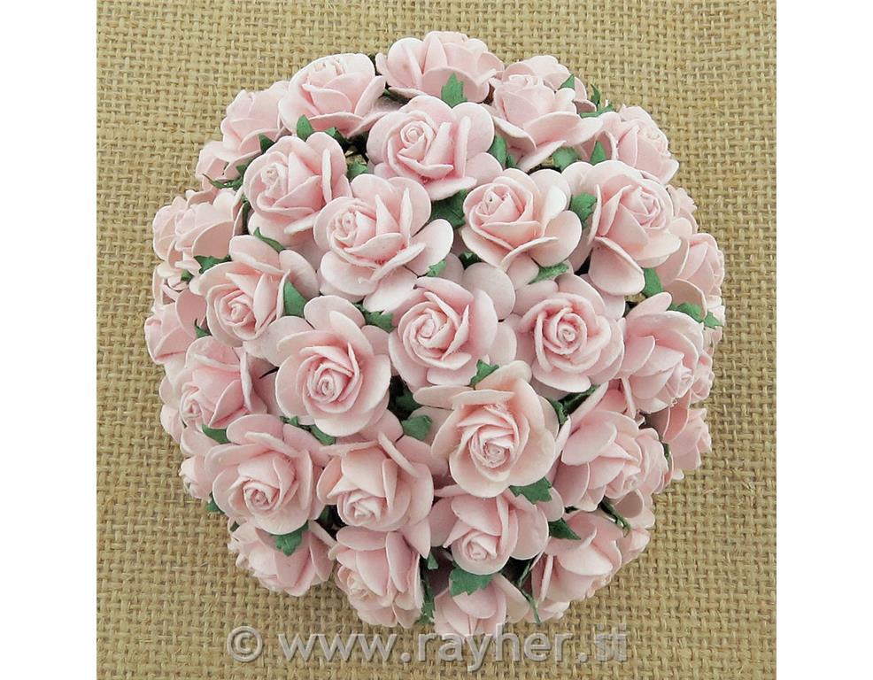 Mini Red Handmade Mulberry Paper Roses