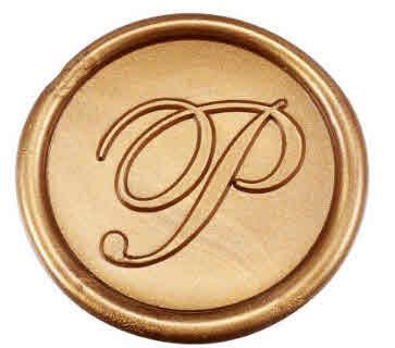 Pečat za vosek, Črka P