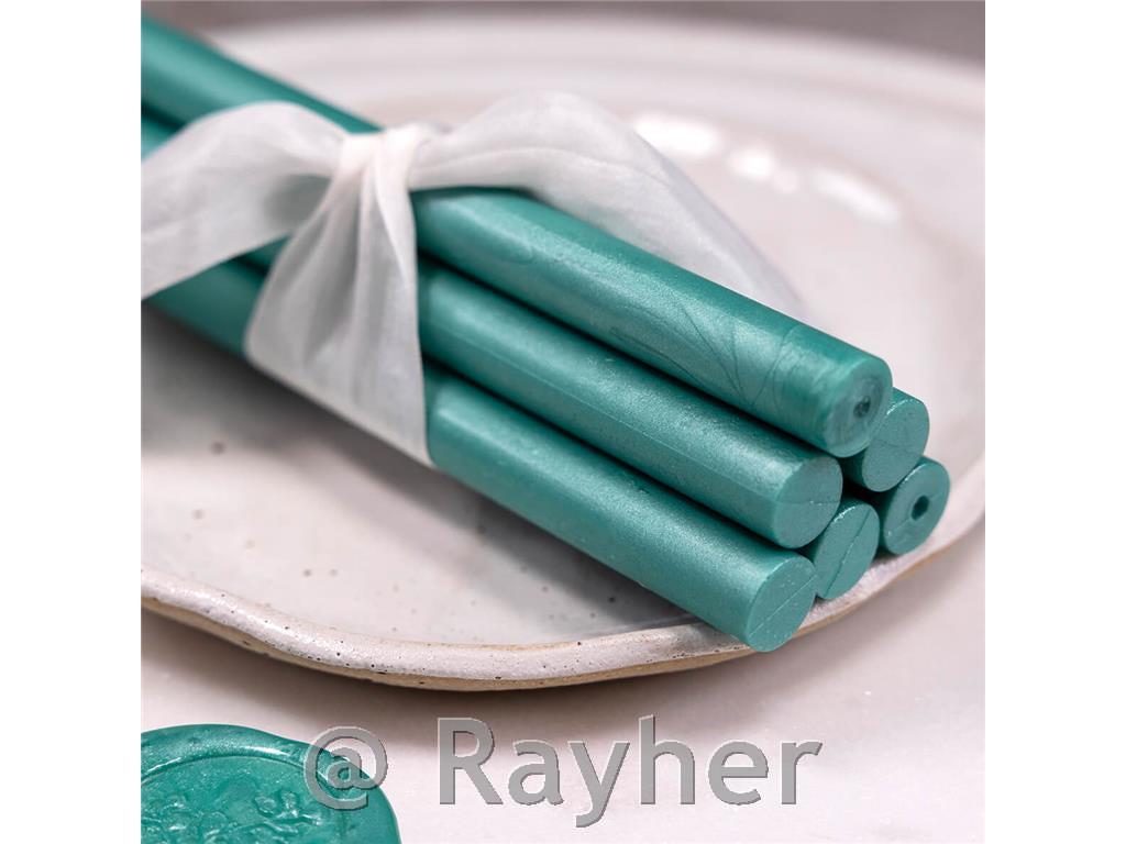 Pečatni vosek v paličici, turkizen, 1 kos