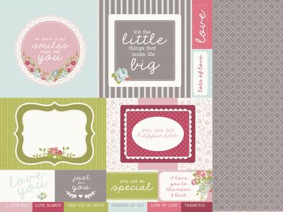 Scrapbooking paper Secret Garden