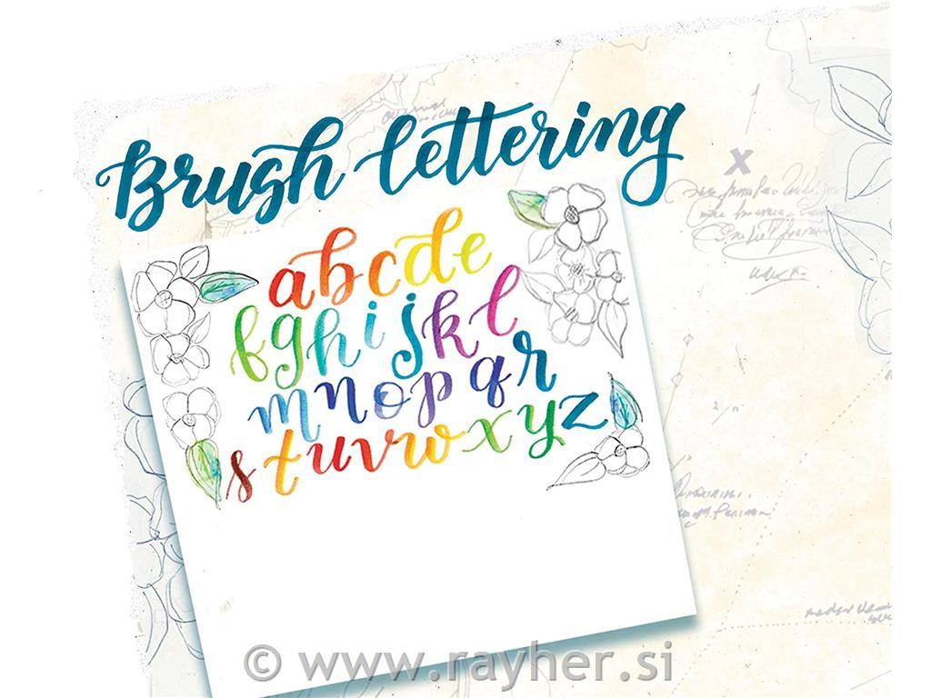 Flomastri brush obojestranski, design journey, set 12